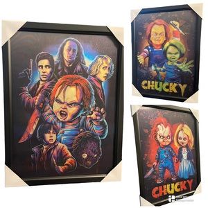 📦 New Chucky Framed 3D Lenticular Poster / Picture